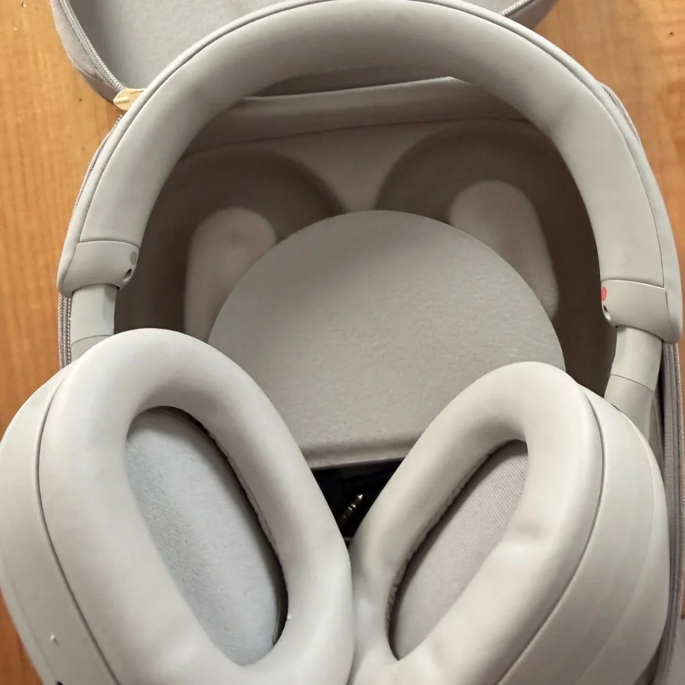 Sony Over-Ear Wireless Headphones - Light Gray